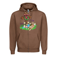Chestnut religious easter bunny cross Zipper Hoodie - AdoDesignShop