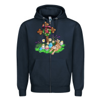 Navy religious easter bunny cross Zipper Hoodie - AdoDesignShop