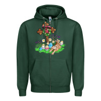 Sports Green religious easter bunny cross Zipper Hoodie - AdoDesignShop