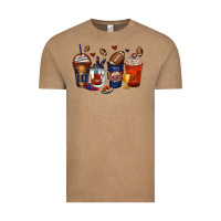 Vintage Coffee american football coffee cups Vintage Tee - Zillion Design Studio