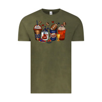 Vintage Olive american football coffee cups Vintage Tee - Zillion Design Studio