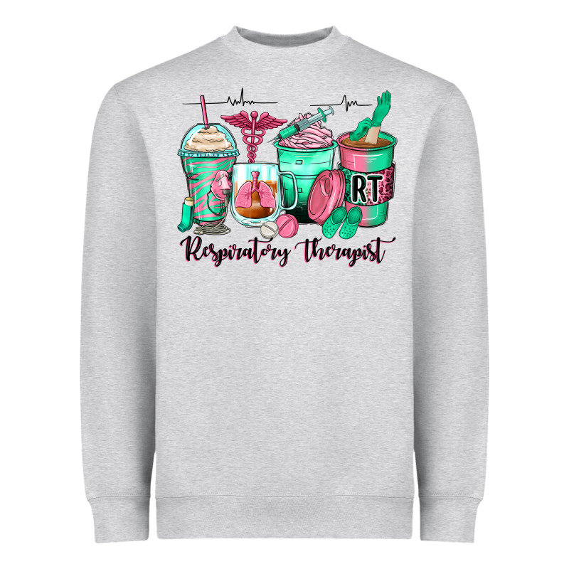 Respiratory Therapist Coffee Cups Heavyweight Sweatshirt by Zillion Design Studio | Teevron
