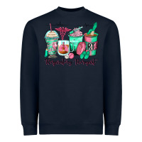 Navy respiratory therapist coffee cups Heavyweight Sweatshirt - Zillion Design Studio