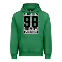 Emerald Made in 98 22 Years Of Awesomeness Urban Hoodie - Bettercallsaul