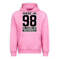 Fuchsia Pink Made in 98 22 Years Of Awesomeness Urban Hoodie - Bettercallsaul