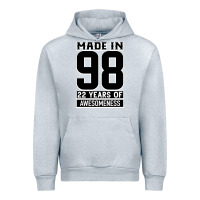 Heather Grey Made in 98 22 Years Of Awesomeness Urban Hoodie - Bettercallsaul