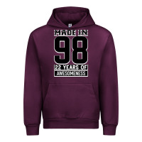 Mauve Wine Made in 98 22 Years Of Awesomeness Urban Hoodie - Bettercallsaul