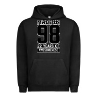 Pigment Black Made in 98 22 Years Of Awesomeness Urban Hoodie - Bettercallsaul