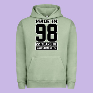 Made In 98 22 Years Of Awesomeness Urban Hoodie Designed By Bettercallsaul