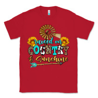 Red raised on country and sunshine Classic Tee - AdoDesignShop