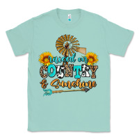 Seafoam raised on country and sunshine Classic Tee - AdoDesignShop