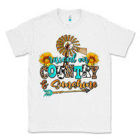 White raised on country and sunshine Classic Tee - AdoDesignShop