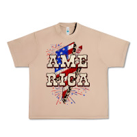 Burro America 4th of July Urban Heavy Tee - CowGirlArtShop