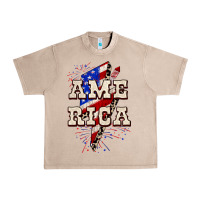 French Oak America 4th of July Urban Heavy Tee - CowGirlArtShop