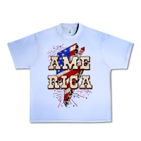 Grape Ice America 4th of July Urban Heavy Tee - CowGirlArtShop
