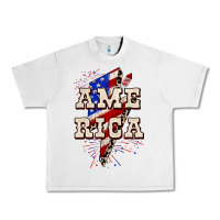 Lunar Rock America 4th of July Urban Heavy Tee - CowGirlArtShop