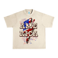 Sandshell America 4th of July Urban Heavy Tee - CowGirlArtShop