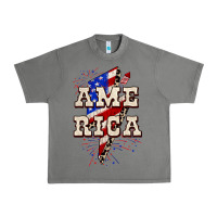 Tornado America 4th of July Urban Heavy Tee - CowGirlArtShop