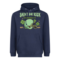 Navy saint patrick university Heavyweight Hoodie - MaliasSmallBusiness
