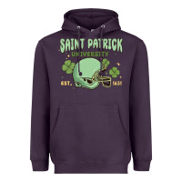Plum saint patrick university Heavyweight Hoodie - MaliasSmallBusiness