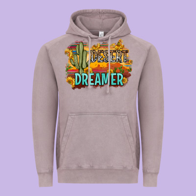 Desert Dreamer Vintage Hoodie Designed By Zillion Design Studio
