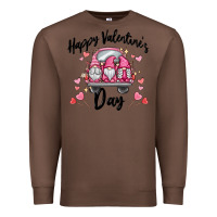 Chestnut happy valentine's day gnome truck Premium Sweatshirt - MaliasSmallBusiness