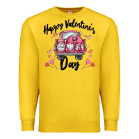 Lemon happy valentine's day gnome truck Premium Sweatshirt - MaliasSmallBusiness