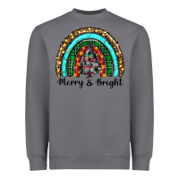 Storm merry and bright rainbow christmas Heavyweight Sweatshirt - RanaPortraitStore