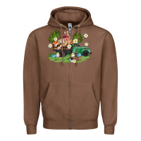 Chestnut easter truck with bunny Zipper Hoodie - AdoDesignShop