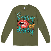 Army Green sassy but classy Long Sleeve Tee - JahusDesignShop