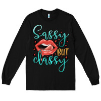 Black sassy but classy Long Sleeve Tee - JahusDesignShop