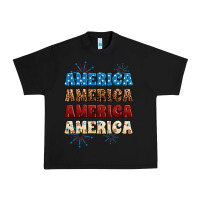 Black Western America Urban Heavy Tee - Neo Western