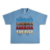 Pebble Blue Western America Urban Heavy Tee - Neo Western