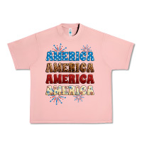 Salmon Western America Urban Heavy Tee - Neo Western