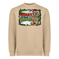 Mushroom merry and bright cockapoo Heavyweight Sweatshirt - RanaPortraitStore