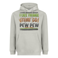 Moon Dust i like things that go pew pew Heavyweight Hoodie - MaliasSmallBusiness