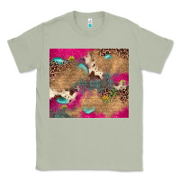 Matcha pink glitter leopard sunflower gemstone Classic Tee - JahusDesignShop
