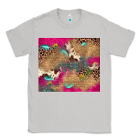 Moon Dust pink glitter leopard sunflower gemstone Classic Tee - JahusDesignShop