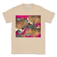 Mushroom pink glitter leopard sunflower gemstone Classic Tee - JahusDesignShop