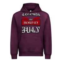 Mauve Wine Legends are born in July Urban Hoodie - Bettercallsaul