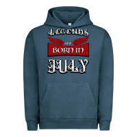 Pigment Midnight Navy Legends are born in July Urban Hoodie - Bettercallsaul