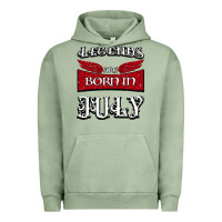 Pigment Oil Green Legends are born in July Urban Hoodie - Bettercallsaul