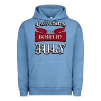 Pigment Pebble Blue Legends are born in July Urban Hoodie - Bettercallsaul