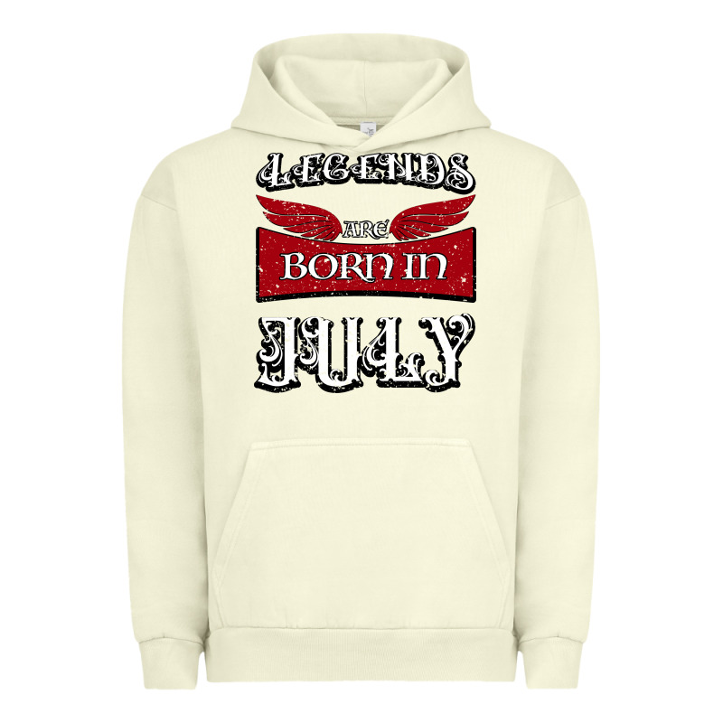 Legends Are Born In July Urban Hoodie by Bettercallsaul | Teevron