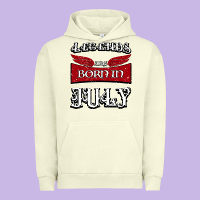 Legends Are Born In July Urban Hoodie Designed By Bettercallsaul