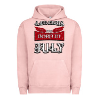 Pigment Salmon Legends are born in July Urban Hoodie - Bettercallsaul