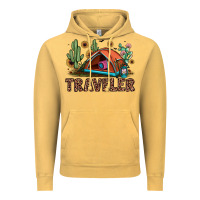Vintage Mustard traveler Vintage Hoodie - JahusDesignShop