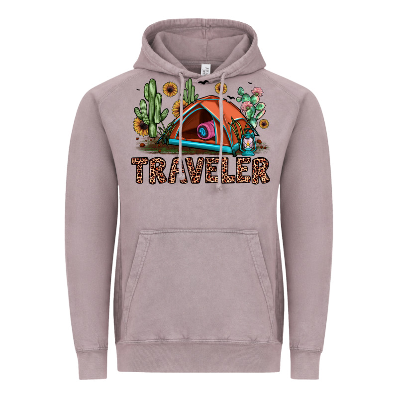 Traveler Vintage Hoodie by JahusDesignShop | Teevron
