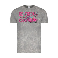 Cloud Rock be strong and courageous Vintage Tee - texasbilliewilder
