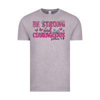 Vintage Zinc be strong and courageous Vintage Tee - texasbilliewilder